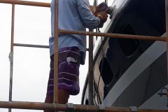 Boat Gelcoat and Fiberglass Repair 12