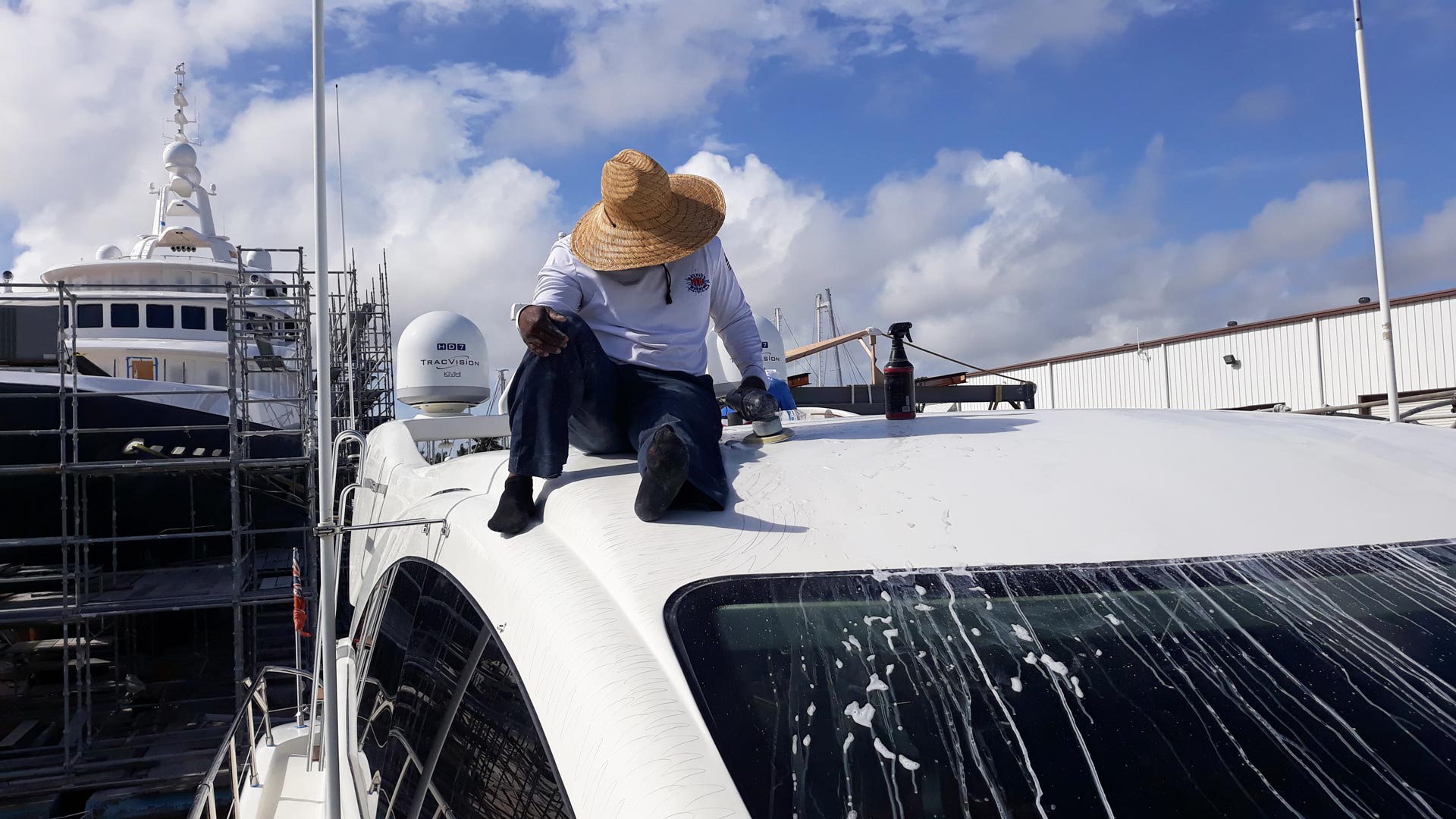 Boat Gelcoat Repair done by a boat specialist in Pompano Beach