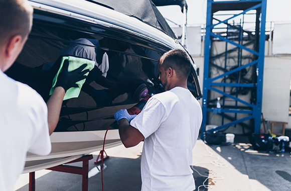 Boat Polishing in Hallandale, Pompano Beach, Hollywood, Key Biscayne